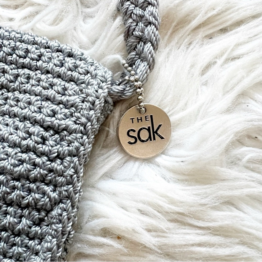 The Sak Gray Crochet Crossbody Bag - Picture 5 of 6